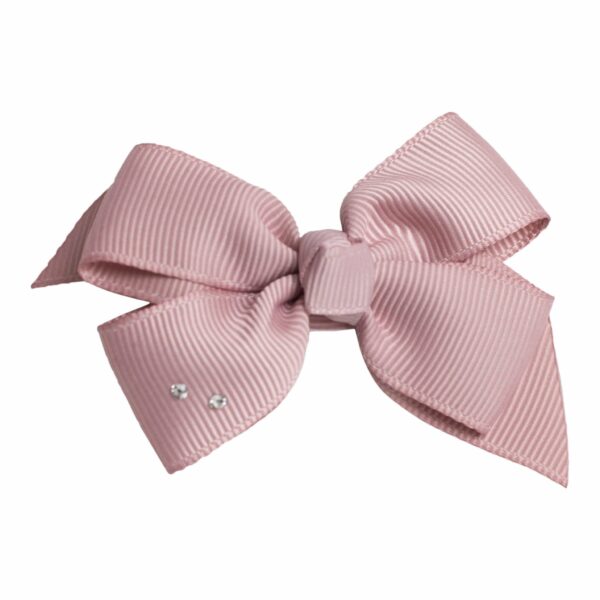 LEONORA - 7 cm. Sløjfe m/sten - Grosgrain - Image 3