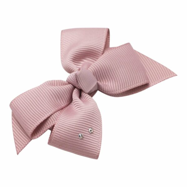 LEONORA - 7 cm. Sløjfe m/sten - Grosgrain - Image 2