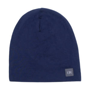 Navy blå beanie hue til drengene