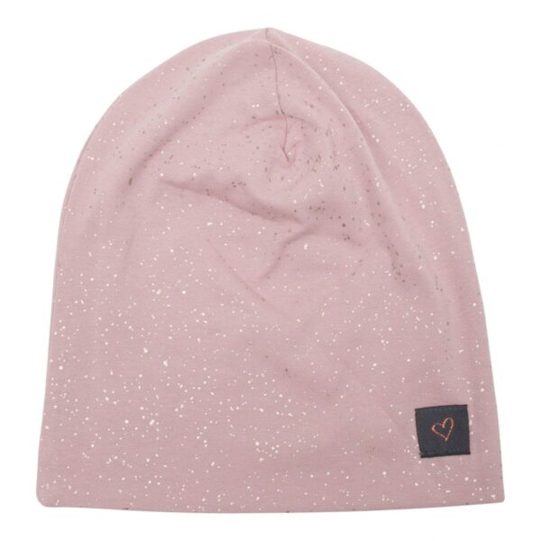 ANNA - Støvet Rosa glitter Beanie Hue - Image 2