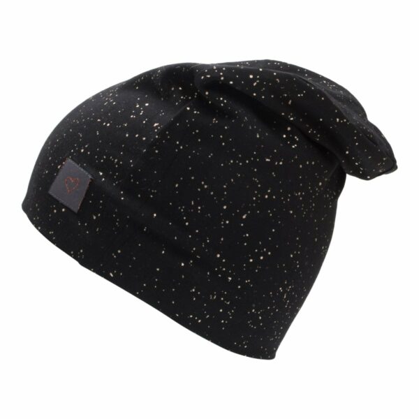 ANNA - Sort glitter Beanie Hue