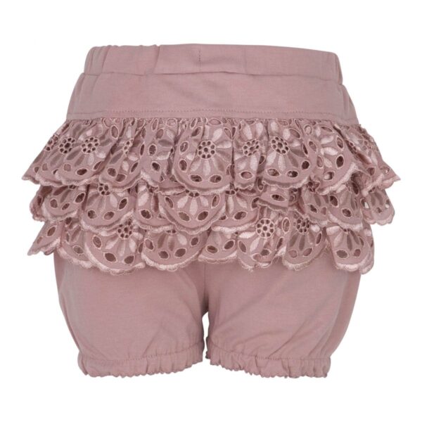 ELLA - Støvede Rosa Bloomers m/blonde numse