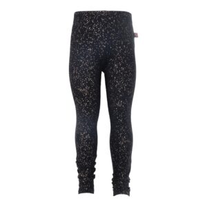 Celia Sorte glitter leggings til piger