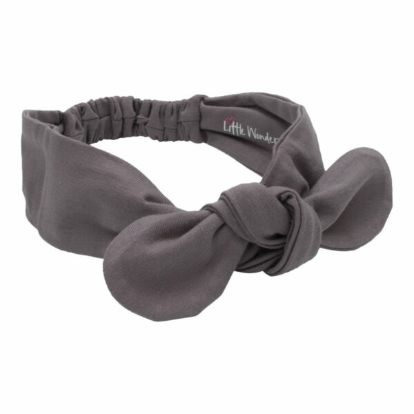Grey headband 1 | Aya Koksgrå Jersey Hårbånd - One size