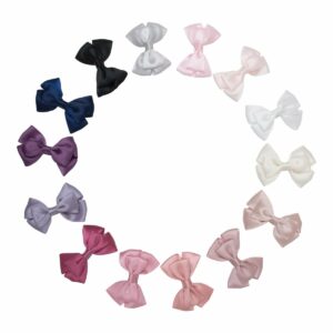 ISABELLA - 7 cm. Sløjfe - Silke Satin