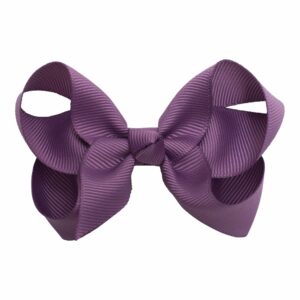 KAMILLA – 8 cm. Sløjfe - Grosgrain  - AW - Amethyst