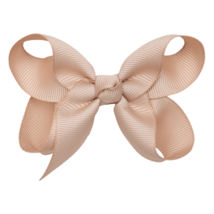 KAMILLE – 5 cm. Sløjfe - Grosgrain - Tan