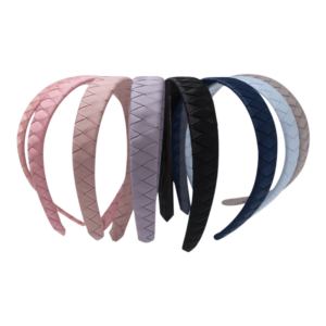 VICTORIA - Bred Flettet Hårbøjle - Grosgrain