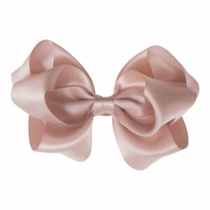 MOLLY - 5 cm. Sløjfe - Silke Satin - Vanilla