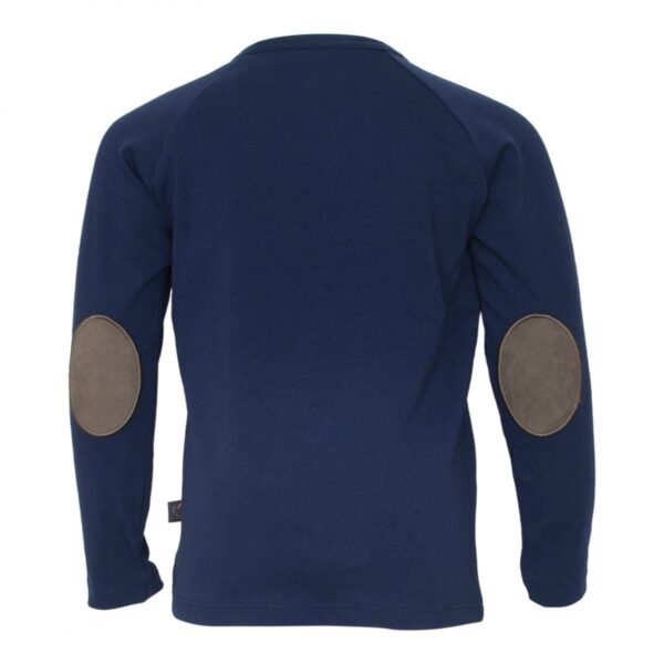 NOAH - Navy bluse m/albue lapper - Image 2