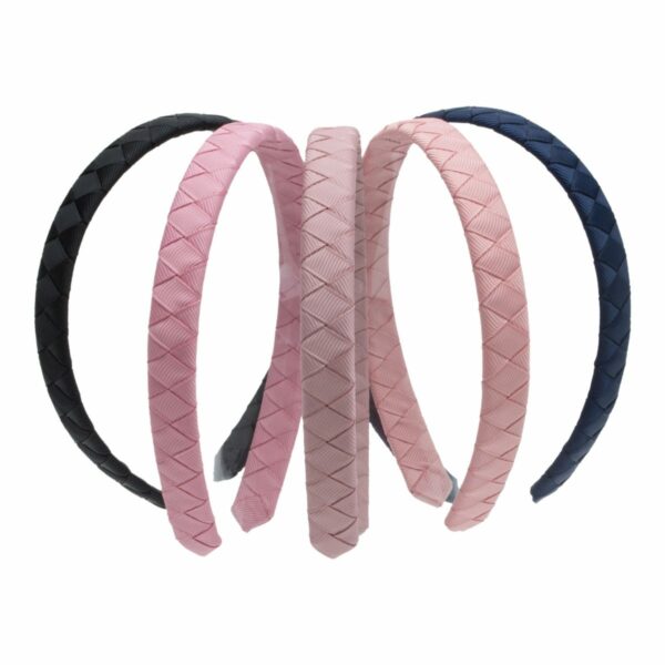 VIGGA - Smal Flettet Hårbøjle - Grosgrain