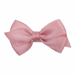 VIOLA - 6 cm. Sløjfe - Silke Satin - Quartz Rosa
