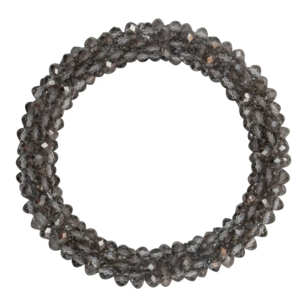 Gråt LW glitter perle armbånd
