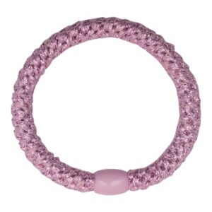 KELLY - Pearl Pink Glitter Hår Elastik #94