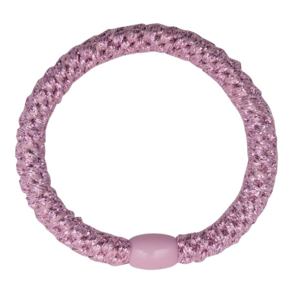 KELLY - Pearl Pink Glitter Hår Elastik #94