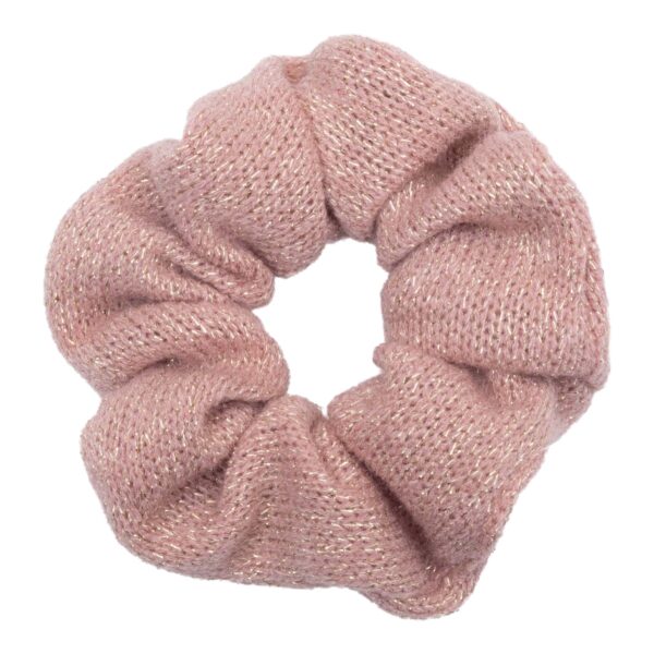 CR1 7622 1 | Scrunchie Strikket rosa glitter fra Little Wonders