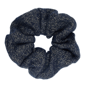 Scrunchie Strikket navy glitter  fra Little Wonders