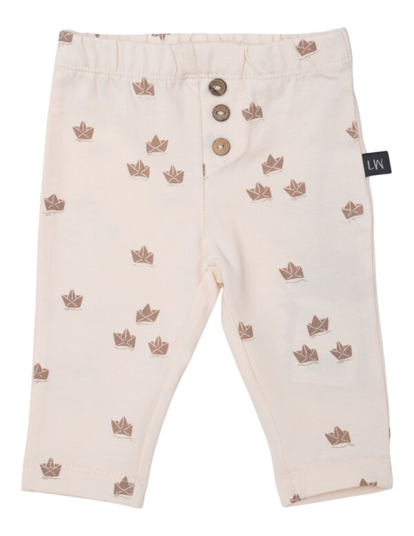 Boat NB Leggings | SS21 Andy Newborn Leggings i ginger boat print