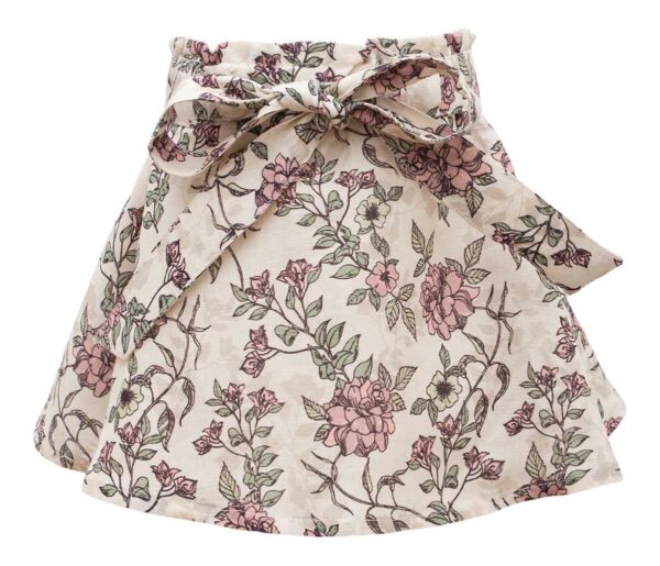 Romantic Flower Blanca Skirt | SS21 Blanca nederdel med sløjfe i romantic flower print