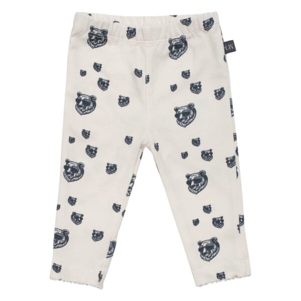 Andy Leggings | AW21 Newborn Grey bear printet Andy leggings