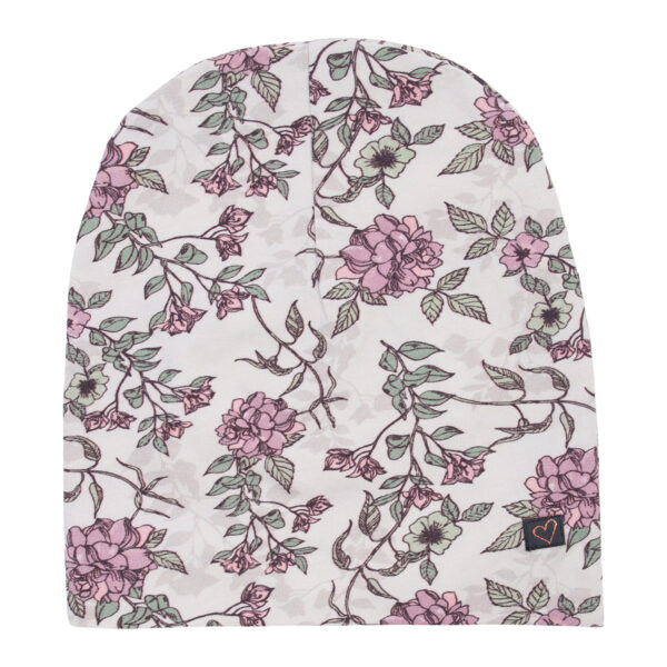 SS21 Anna Beanie Hue i romantic flower print