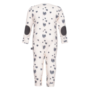 Grey bear printet Harvey heldragt med albuelapper