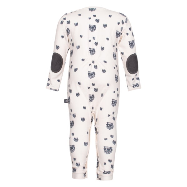 Grey bear printet Harvey heldragt med albuelapper