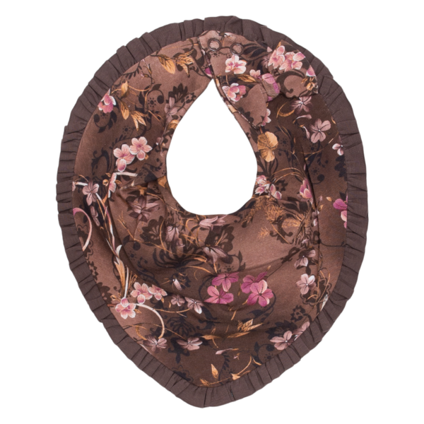 autumn frill droll | AW21 Brown romance Ally savlesmæk med flæse og sløjfe