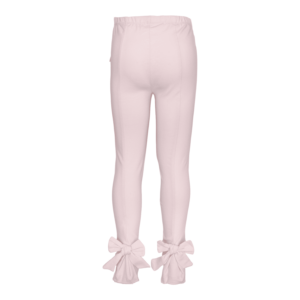 Pearl pink Afrodite leggings med sløjfe