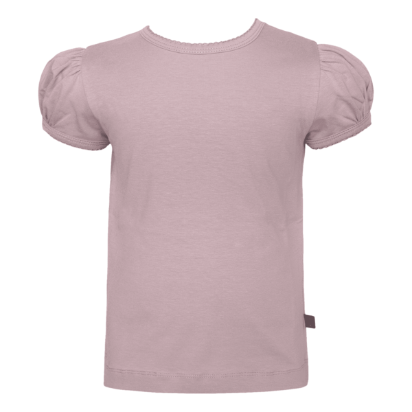 Antique Rose Harper T-Shirt med pufærmer