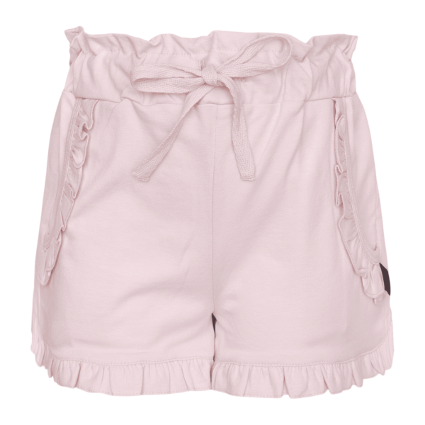 Pearl Pink Irene Shorts med flæser