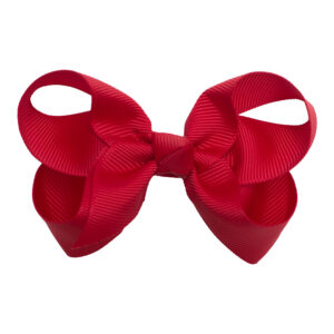 KAMILLE – 5 cm. Sløjfe - Grosgrain - Rød
