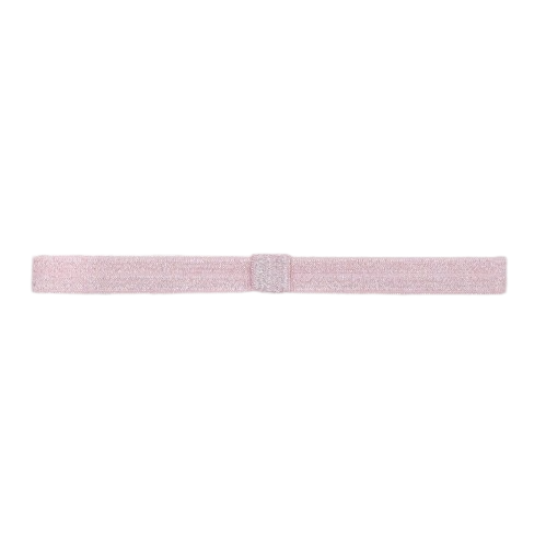 Elastik Hårbånd til sløjfer – Pearl Pink Glitter